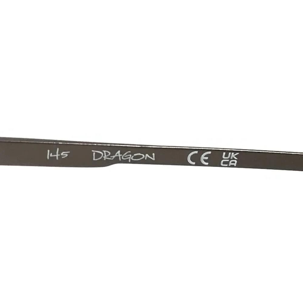 Dragon Eyeglasses Frames ZIGGY LL ION 022 Matte Dark Gray Square 55-20-145